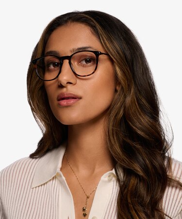 Dark Tortoise Villeneuve -  Lightweight Acetate Eyeglasses