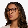 Villeneuve Dark Tortoise Acetate, MetalEyeglass Frames for Women from EyeBuyDirect