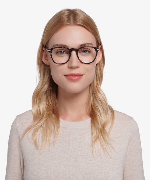 Tortoise Giverny -  Acetate-metal Eyeglasses