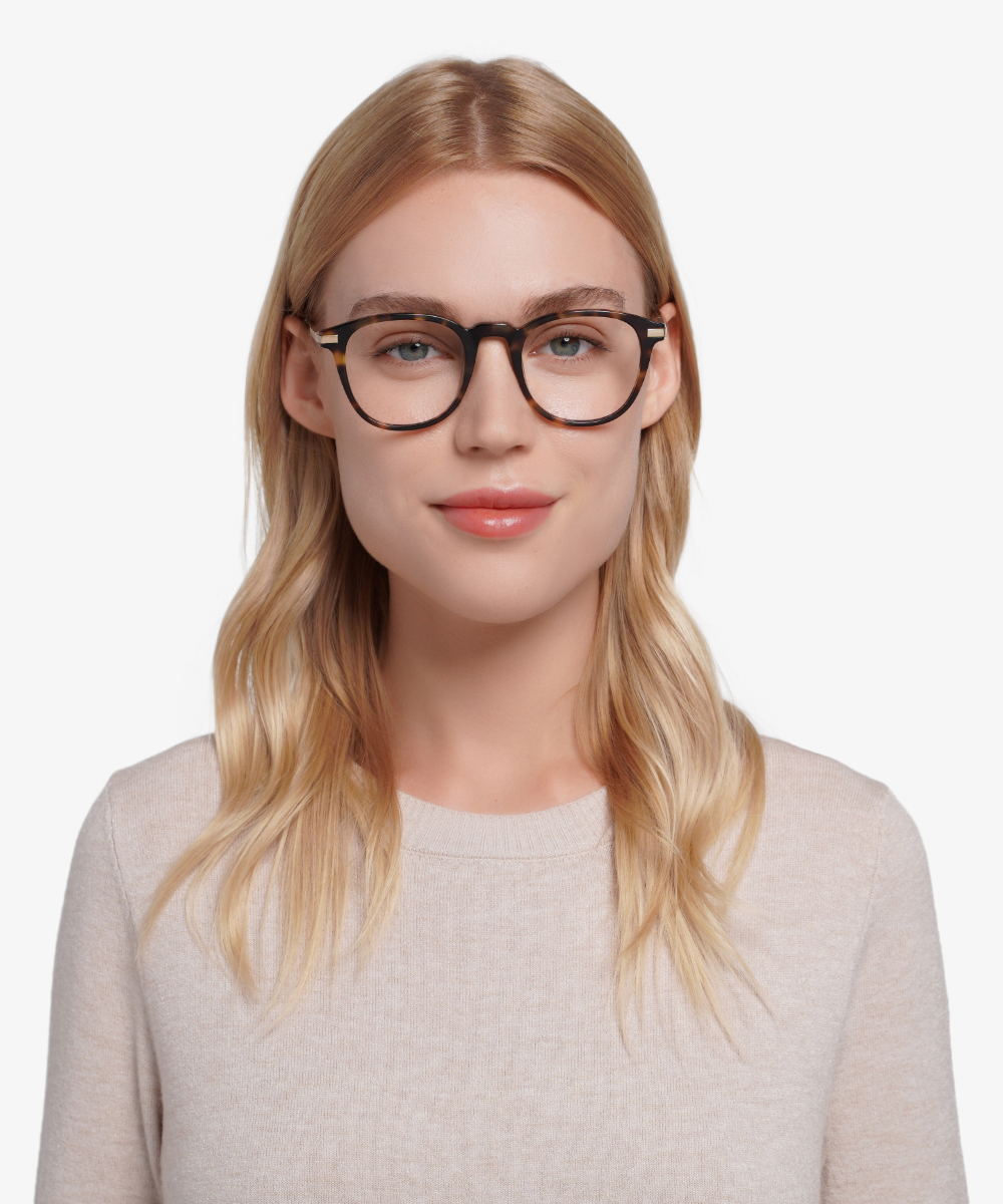 Giverny Square Tortoise Full Rim Eyeglasses | Eyebuydirect
