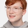 Vibes Clear Acetate-metalEyeglass Frames for Men from EyeBuyDirect