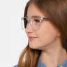 Vibes Clear Acetate-metalEyeglass Frames for Women from EyeBuyDirect