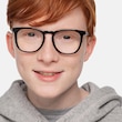 Vibes Black Acetate, MetalEyeglass Frames for Men from EyeBuyDirect