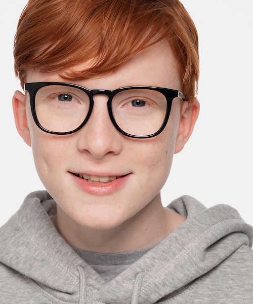 Vibes Black Acetate, MetalEyeglass Frames for Men from EyeBuyDirect