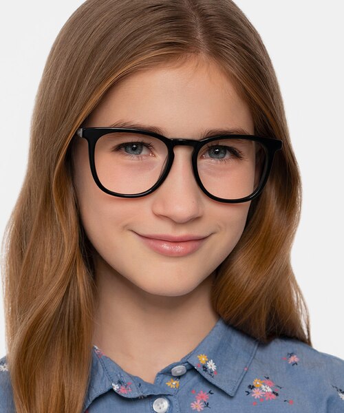 Vibes Black Acetate, MetalEyeglass Frames for Women from EyeBuyDirect