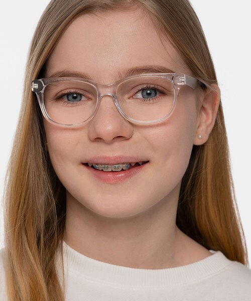 Story Clear Acetate, MetalEyeglass Frames for Women from EyeBuyDirect