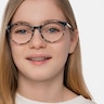 Solver Ivory Tortoise Acetate-metalEyeglass Frames for Women from EyeBuyDirect