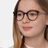 Solver Tortoise Acetate-metalEyeglass Frames for Women from EyeBuyDirect