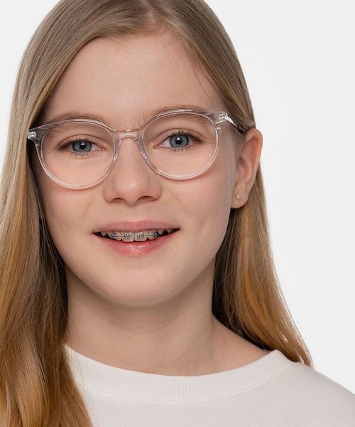 Solver Clear Acetate, MetalEyeglass Frames for Women from EyeBuyDirect