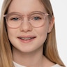 Snap Pink Acetate-metalEyeglass Frames for Women from EyeBuyDirect