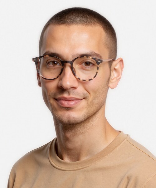 Snap Tortoise Acetate-metalEyeglass Frames for Men from EyeBuyDirect