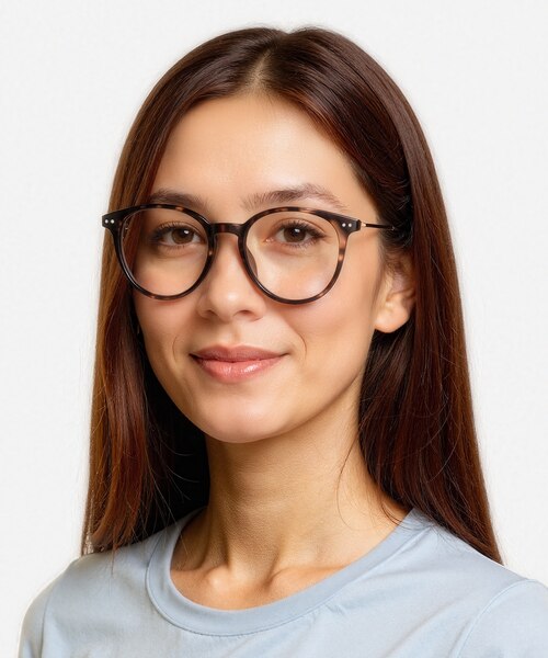 Snap Tortoise Acetate-metalEyeglass Frames for Women from EyeBuyDirect