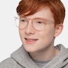 Clever Pink Acetate-metalEyeglass Frames for Men from EyeBuyDirect