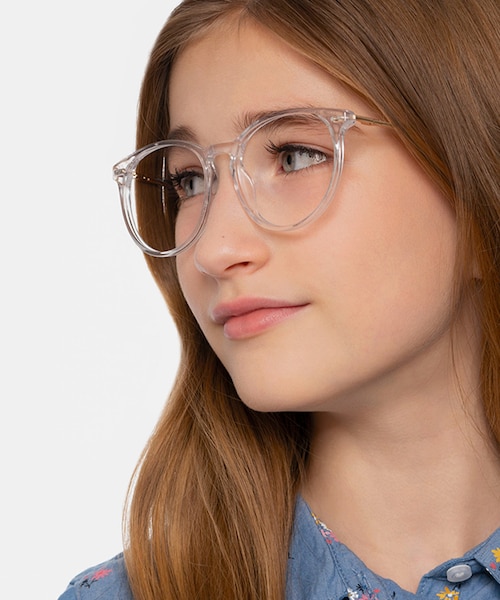 Clever Clear Acetate, MetalEyeglass Frames for Women from EyeBuyDirect