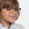 Freestyle Black Acetate-metalEyeglass Frames for Men from EyeBuyDirect