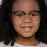 Freestyle Black Acetate-metalEyeglass Frames for Women from EyeBuyDirect