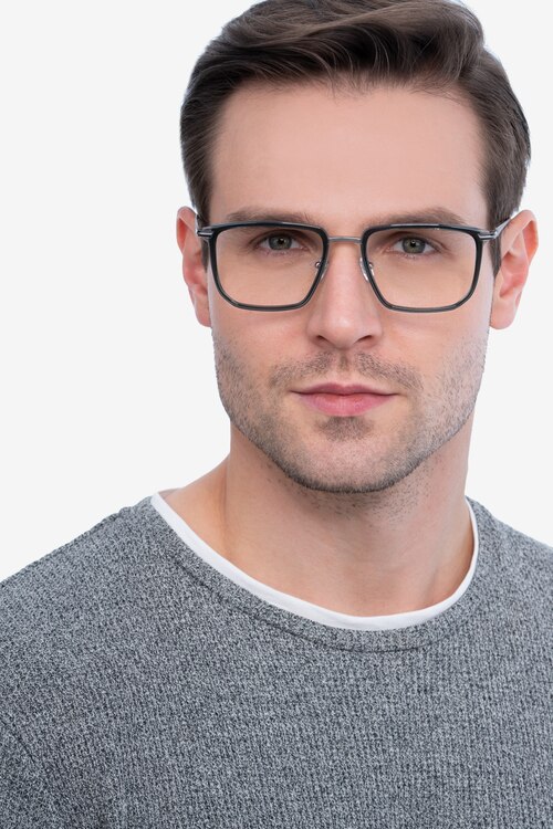 Glimpse Gray AcetateEyeglass Frames for Men from EyeBuyDirect
