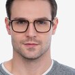 Glimpse Brown Gold Acetate, MetalEyeglass Frames for Men from EyeBuyDirect