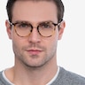 Aloft Light Tortoise AcetateEyeglass Frames for Men from EyeBuyDirect