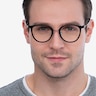 Aloft Black AcetateEyeglass Frames for Men from EyeBuyDirect