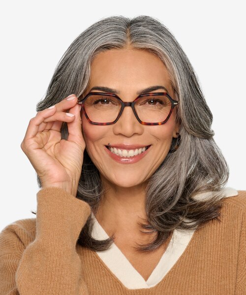 Carmel Tortoise Acetate-metalEyeglass Frames for Women from EyeBuyDirect