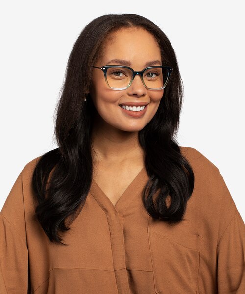 Dearly Green Acetate-metalEyeglass Frames for Women from EyeBuyDirect
