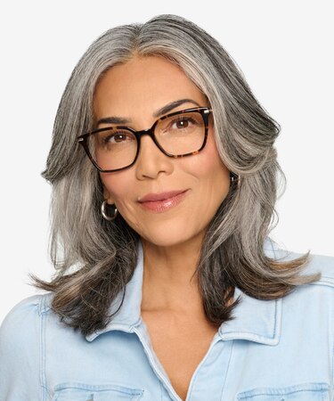 Tortoise Dearly -  Fashion Acetate Eyeglasses