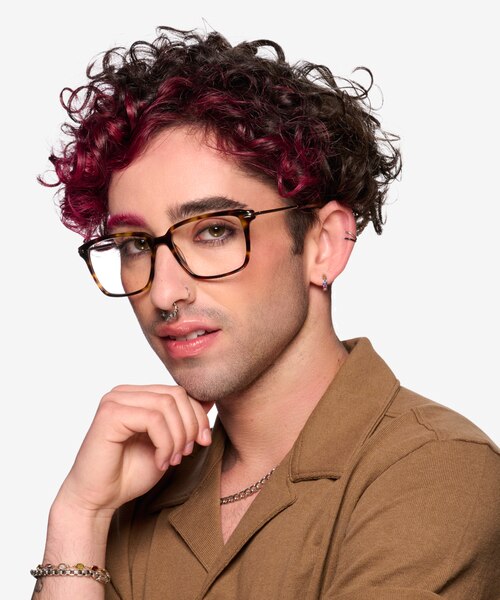 Sense Écailles Acetate-metalMontures de lunettes de vue pour Hommes d'EyeBuyDirect