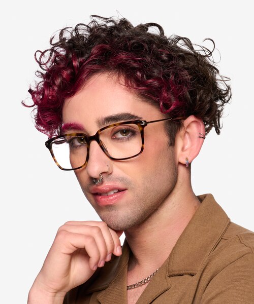 Sense Tortoise Acetate, MetalEyeglass Frames for Men from EyeBuyDirect