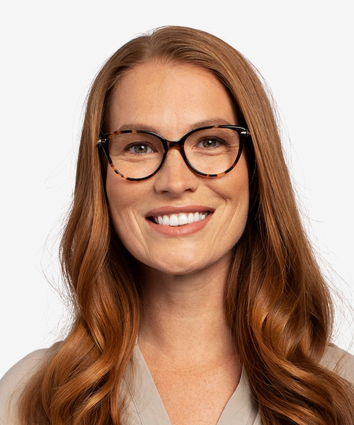 Turner Tortoise Acetate, MetalEyeglass Frames for Women from EyeBuyDirect