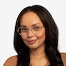 Thea Gold Acetate-metalEyeglass Frames for Women from EyeBuyDirect