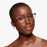 Vestige Rouge Acetate-metalMontures de lunettes de vue pour Femmes d'EyeBuyDirect