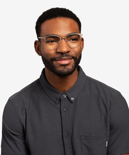 Azimut Rose Gold Acetate-metalEyeglass Frames for Men from EyeBuyDirect