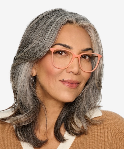 Aroma Coral Acetate, MetalEyeglass Frames for Women from EyeBuyDirect