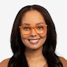 Sebastian Orange Acetate-metalEyeglass Frames for Women from EyeBuyDirect