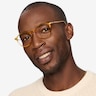Amity Orange Plastic-metalEyeglass Frames for Men from EyeBuyDirect