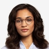 Huxley Tortoise  Gunmetal MetalEyeglass Frames for Women from EyeBuyDirect