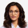 Huxley Tortoise  Golden MetalEyeglass Frames for Women from EyeBuyDirect
