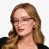 Signora Red Acetate-metalEyeglass Frames for Women from EyeBuyDirect