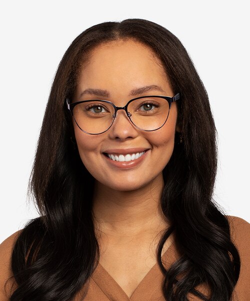 Marigold Silver & Reptile Acetate, MetalEyeglass Frames for Women from EyeBuyDirect