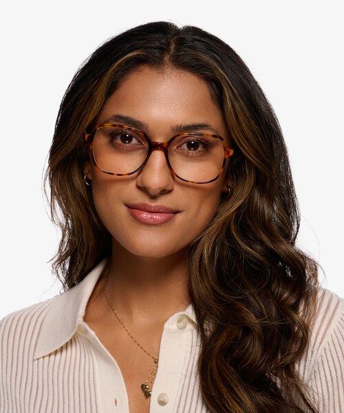 Lenny Tortoise Acetate-metalEyeglass Frames for Women from EyeBuyDirect