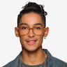 Lenny Mellow Yellow Acetate-metalMontures de lunettes de vue pour Hommes d'EyeBuyDirect
