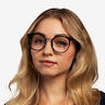 Murphy Black Acetate-metalEyeglass Frames for Women from EyeBuyDirect
