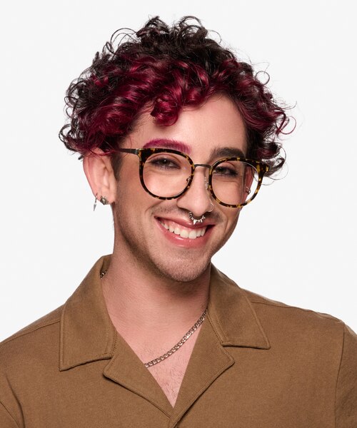 Murphy Tortoise Acetate-metalEyeglass Frames for Men from EyeBuyDirect
