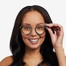 Jezzie Emerald Green & Gold Acetate-metalEyeglass Frames for Women from EyeBuyDirect