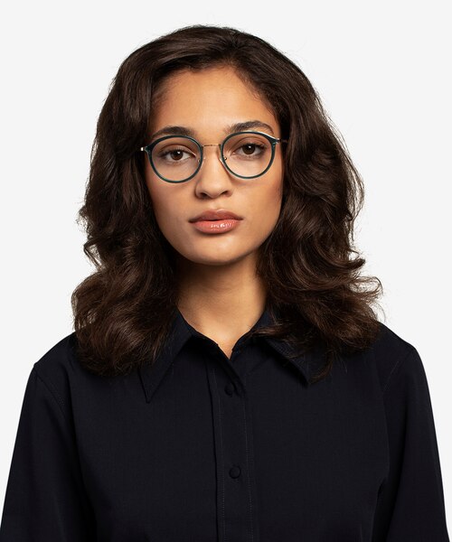 Colman Green Acetate-metalEyeglass Frames for Women from EyeBuyDirect
