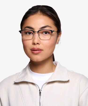 Black Maxwell -  Vintage Acetate Eyeglasses