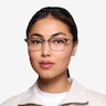 Maxwell Black Acetate-metalEyeglass Frames for Women from EyeBuyDirect
