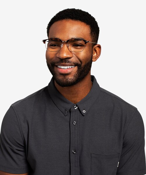 Maxwell Tortoise Acetate-metalEyeglass Frames for Men from EyeBuyDirect