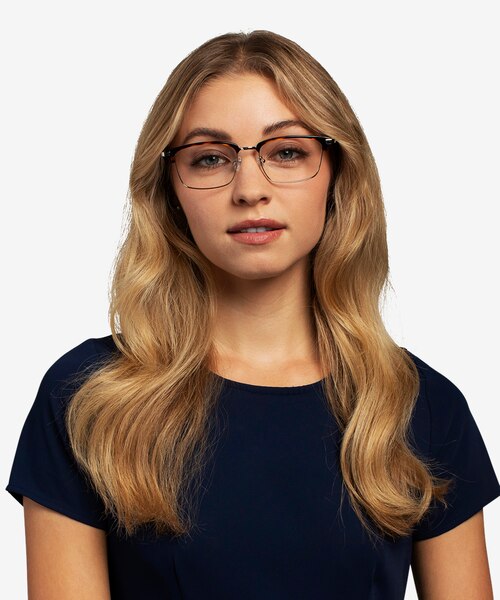 Maxwell Tortoise Acetate-metalEyeglass Frames for Women from EyeBuyDirect